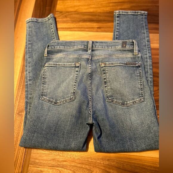 NWOT 7 For All Mankind Ankle Skinny Jeans - Sz. 27 - Picture 5 of 8
